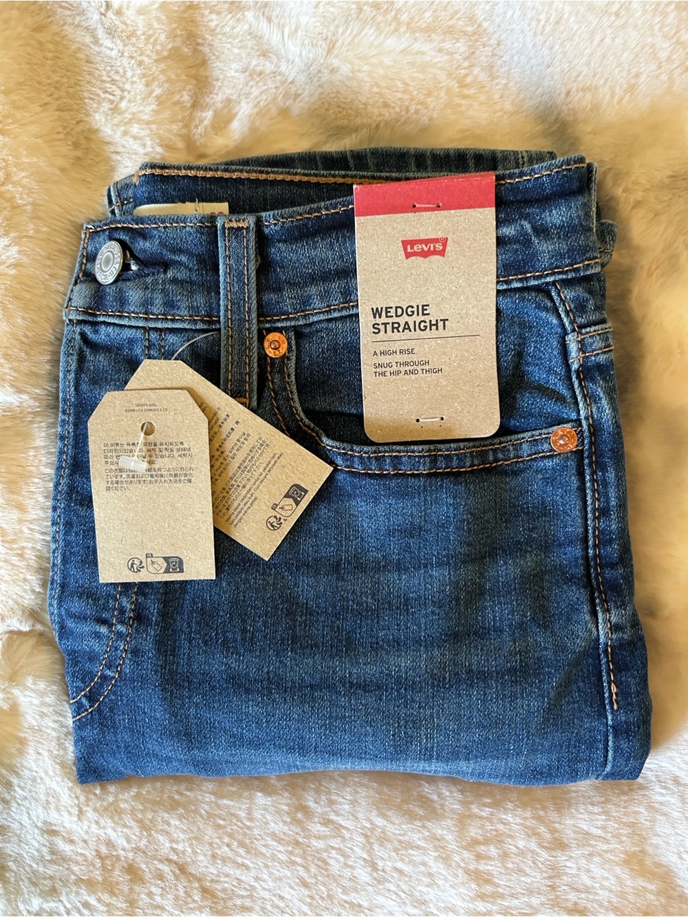 Levi's Men's Straight Jeans in Deep Indigo